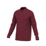 Mizuno Mizuno Melange L/S Polo Burgundy